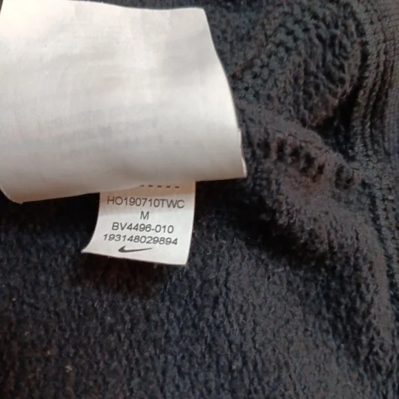 Nike Sportswear‎ Club Youth Full Zip Hoodie Sz M Black Camo - Picture 12 of 12